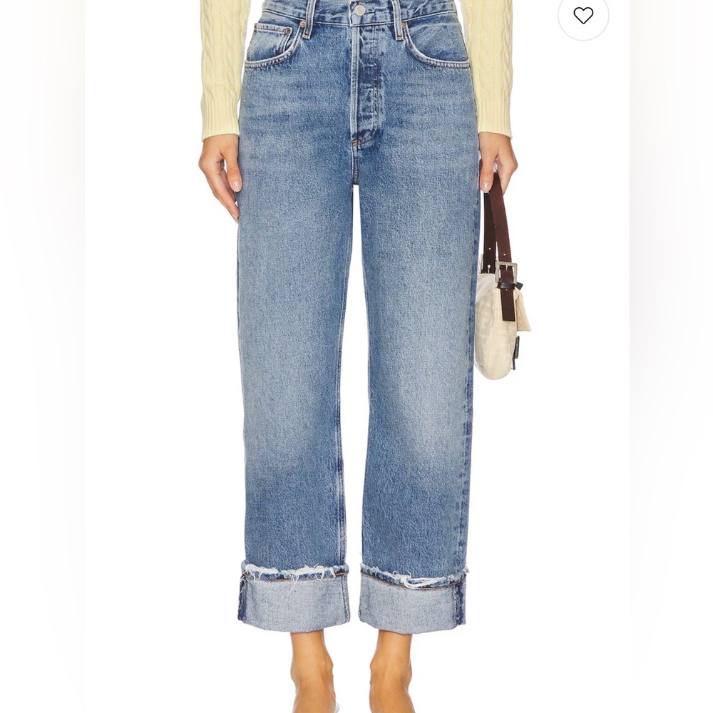 AGOLDE Fran Low Slung Straight Jeans